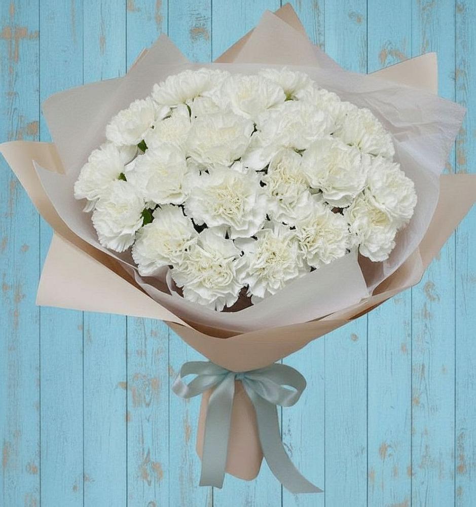 Букет цветов из: Гвоздики в Тлюстенхабль