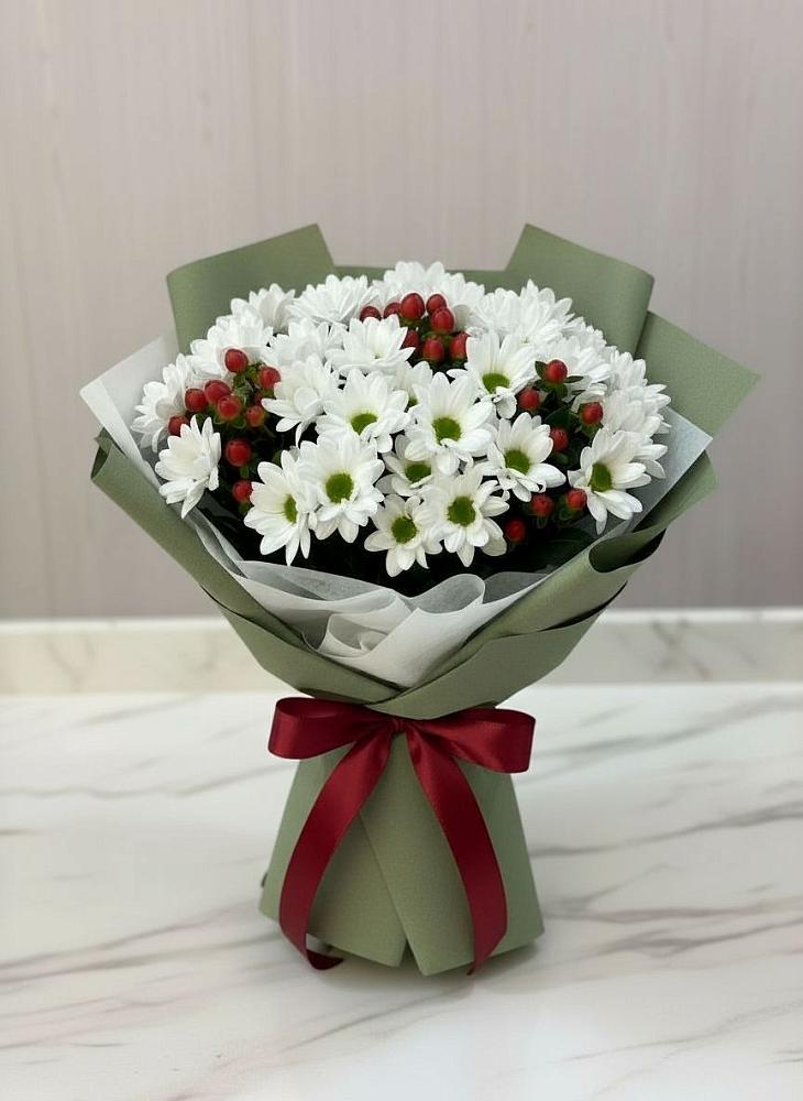 Букет цветов из: Хризантемы в Тлюстенхабль