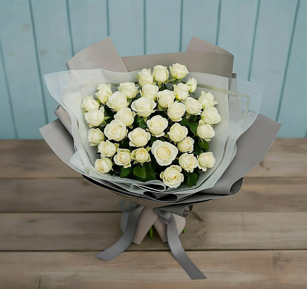 Букет Белоснежная нежность в Тлюстенхабль