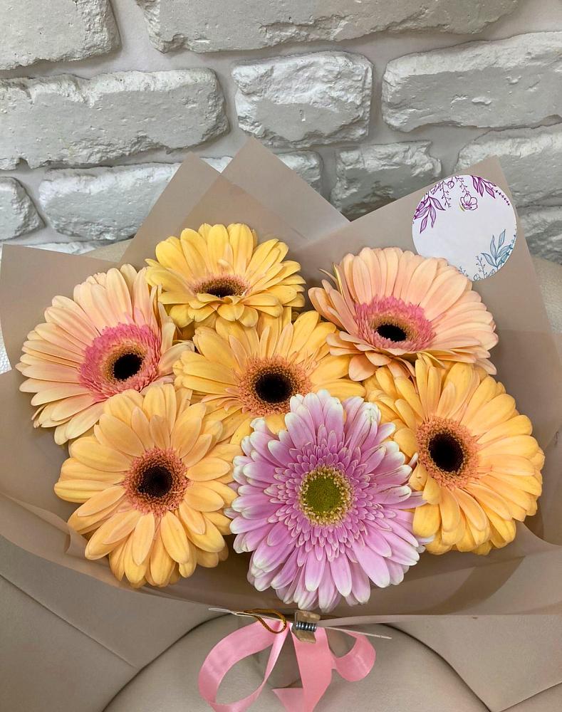 Букет цветов из: Герберы в Тлюстенхабль