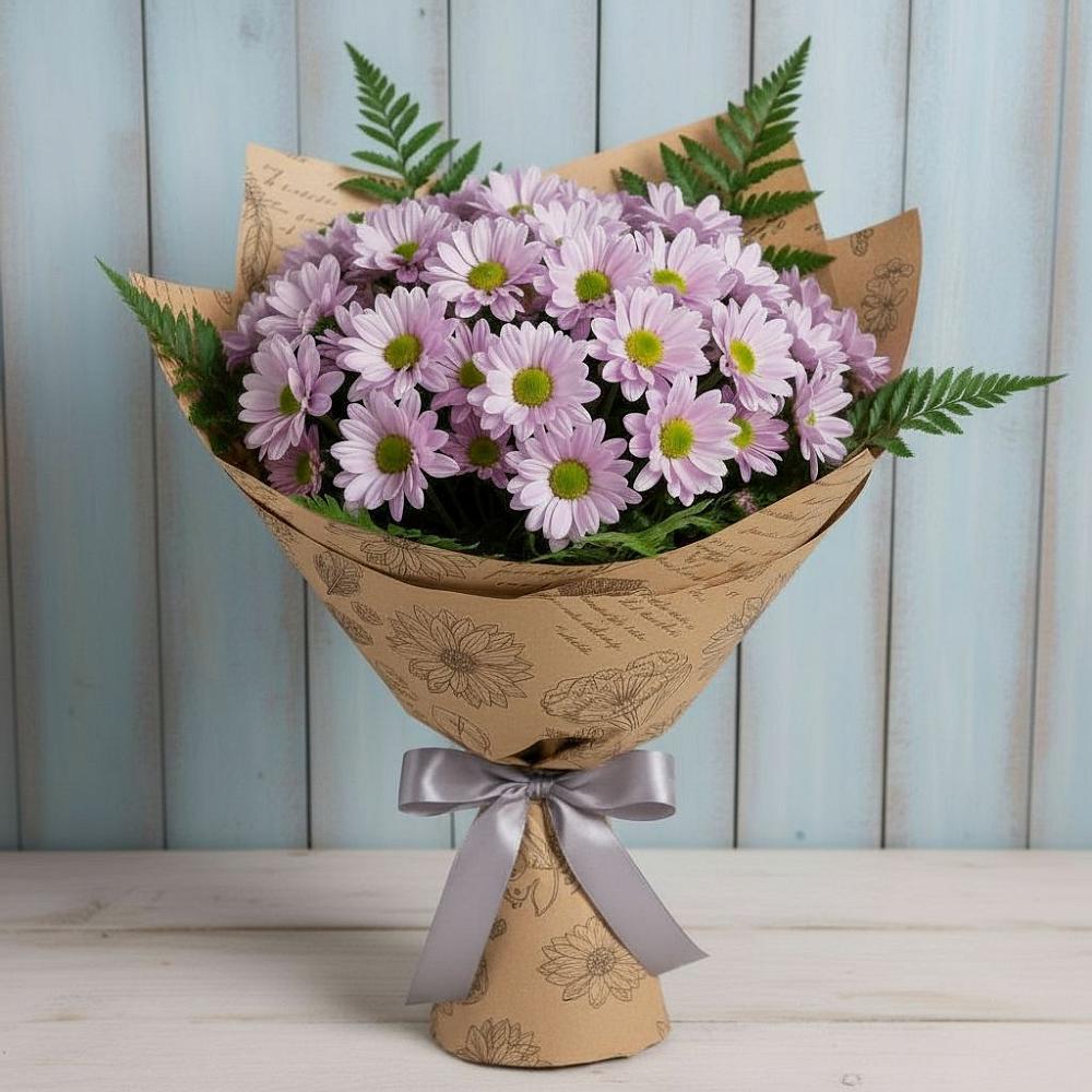 Букет цветов из: Хризантемы в Тлюстенхабль