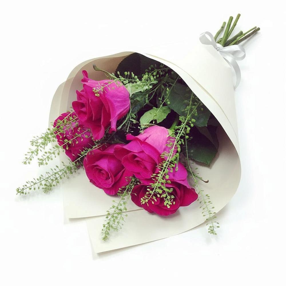 Букет цветов из: Розы в Тлюстенхабль