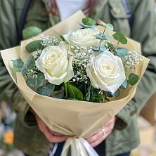 Букет Нежные грёзы в Тлюстенхабль Букет цветов из: Розы в Тлюстенхабль