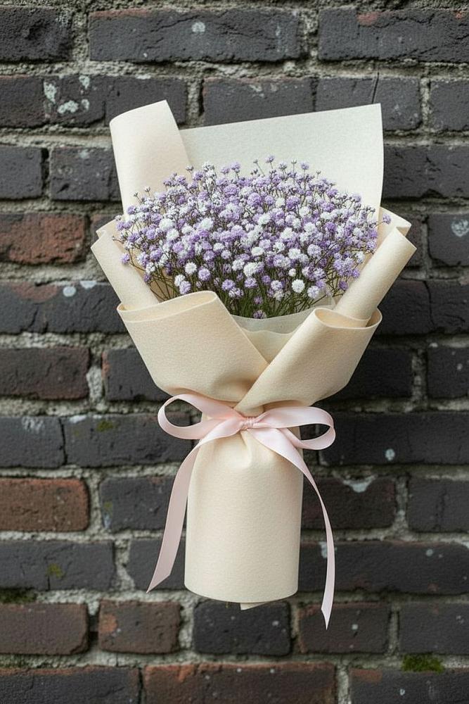 Букет цветов из: Гипсофила в Тлюстенхабль