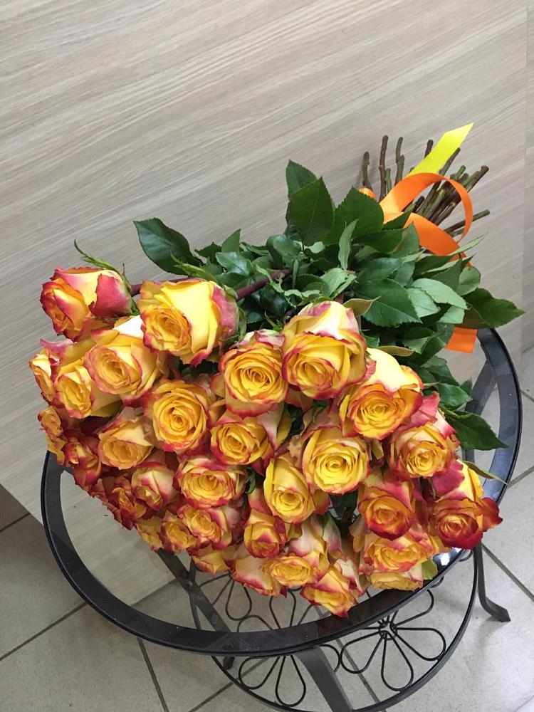 Букет Желтые розы в Тлюстенхабль