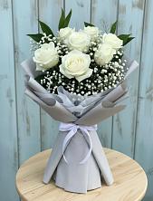 Букет цветов из:  Розы в Тлюстенхабль