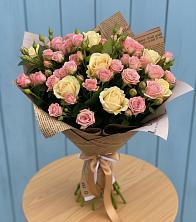 Букет цветов из:  Розы в Тлюстенхабль
