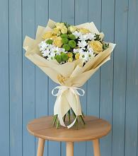 Букет цветов из:  Хризантемы и Розы #REPLACE_PRED# Тлюстенхабль