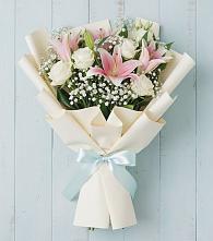 Букет цветов из:  Лилии в Тлюстенхабль