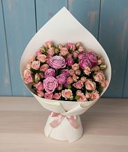 Букет цветов из:  Розы в Тлюстенхабль